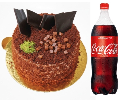 4-6 Kişilik Yaş Pasta Menüsü - Çikolata Şöleni ve Kola