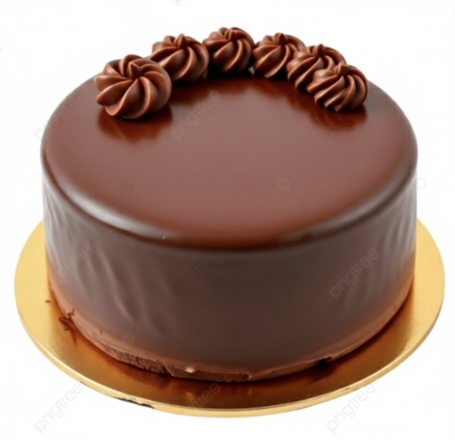 Lezzetli Çikolata Kaplamalı 2-3 Kişilik Kutlama Pastası